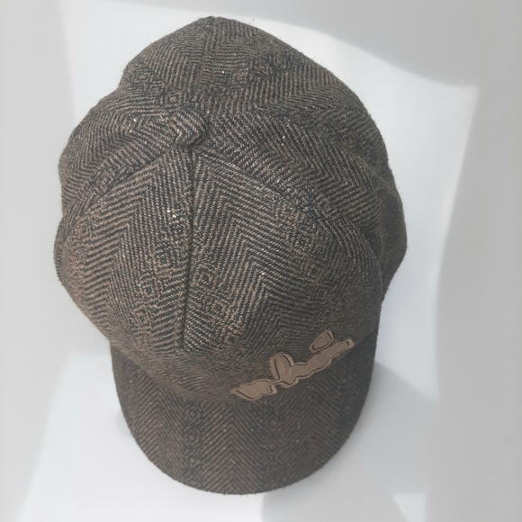 Volcom Wool Skater Hat Brown & Black S/M Men's - Picture 3 of 9